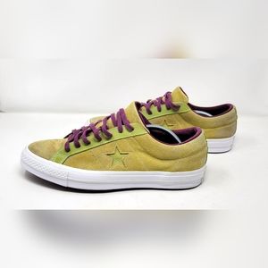Converse OneStar OX Low-Top Apple Green and Purple size 12